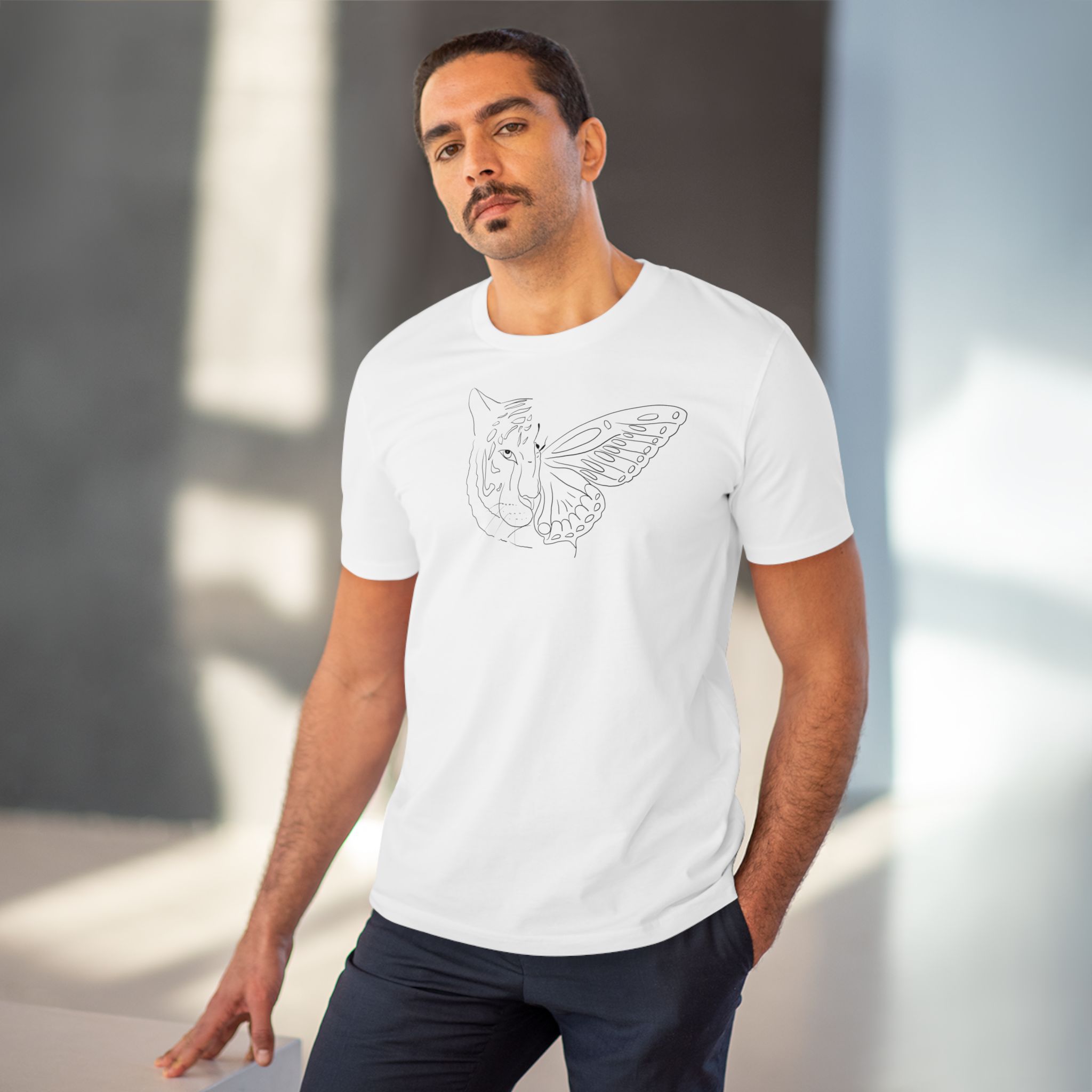 T-shirt Tigre Papillon – Image 4